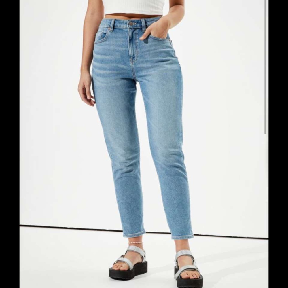 AE mom jeans